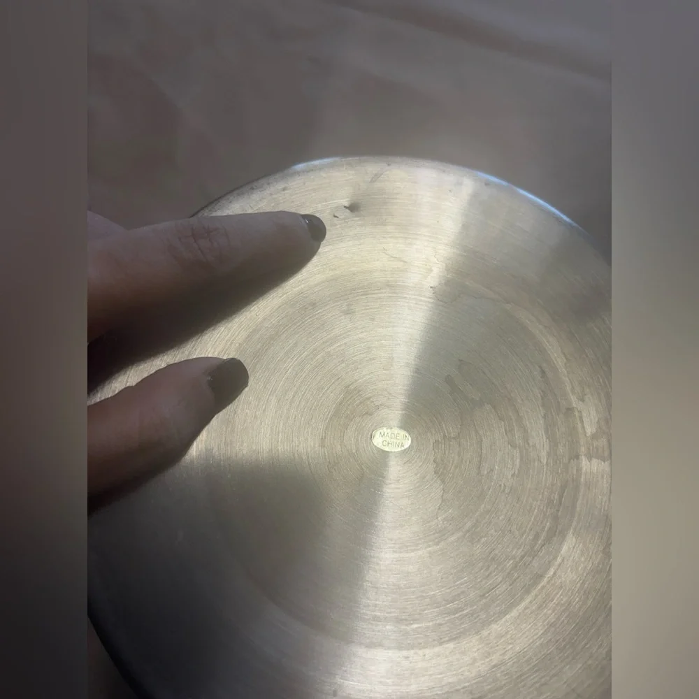 Stainless Steel Ice Bucket With Handle‎ And Lid 7” Tall